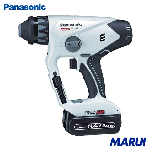 Panasonic 充電マルチハンマードリル14.4V5.0Ahグレー 1台 EZ78A1LJ2FH 【DIY】【工具のMARUI】