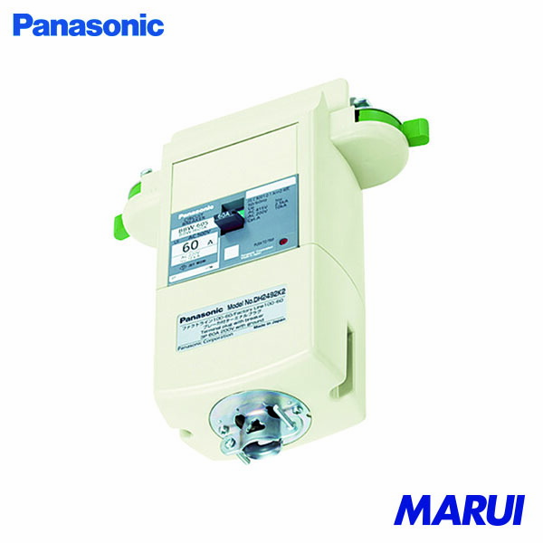 楽天市場】Panasonic モータブレーカ付プラグ 0.75kW用 1個 DH24873K1