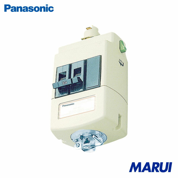 Panasonic ブレーカ付ターミナルプラグ1型2P30A 1個 DH24833K1 木材