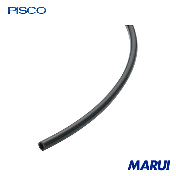 ピスコ フッ素樹脂(PFA)チューブ ブラック 12&times;10 5M 1巻 SFT12105B | チューブ｜MARUI
