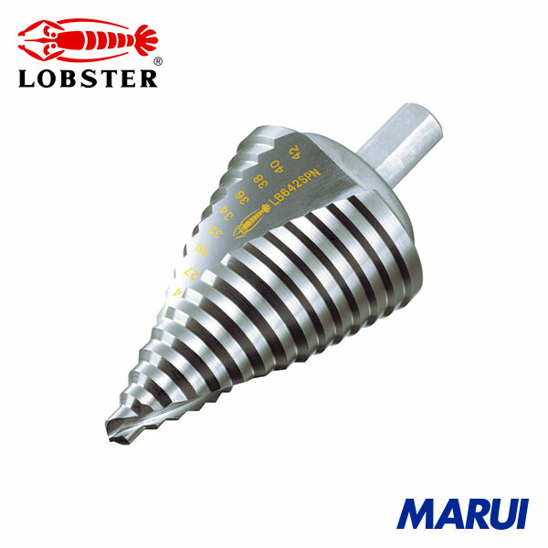 エビ スパイラルステージドリル ノンコーティング 15段 六角軸 6-42 1本 LB642SPN 【DIY】【工具のMARUI】