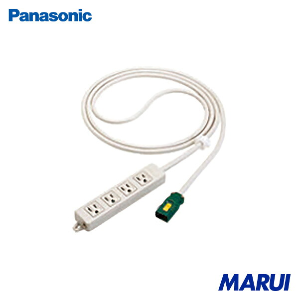 パナソニック Panasonic ハーネスOAタップ接地3m4コ口グレー 1個 WFA6534HG 【DIY】【工具のMARUI】
