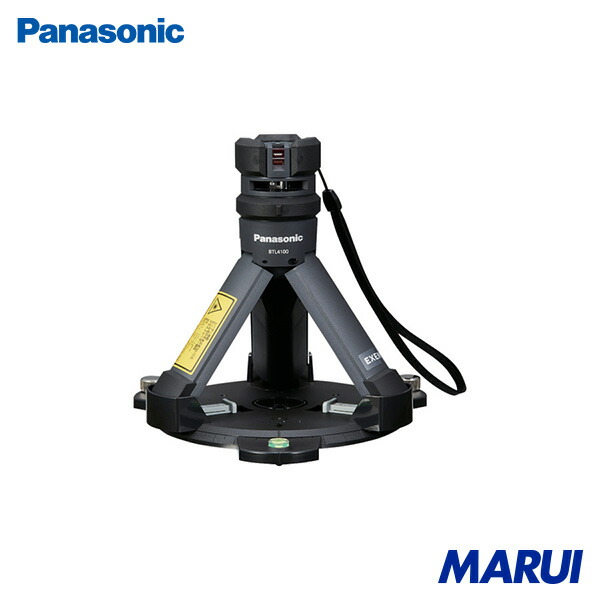 パナソニック Panasonic レーザ目じるし墨出しはやりっ子壁十文字記号印字機(気泡管水準器+垂直方向印字機)回転させる台付 1台 BTL4101 | レーザ墨出器