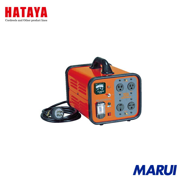ハタヤリミテッド ハタヤ トランスル 昇降圧兼用型 単相200V・100V 3.0kVA 1台 HLV03A | トランス｜MARUI
