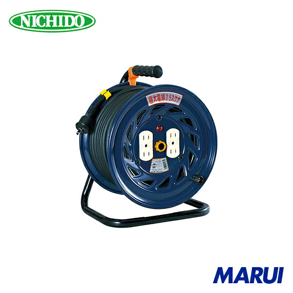 日動工業 NICHIDO 電工ドラム アースなし 極太電線 30m 1台 NF304F 【DIY】【工具のMARUI】