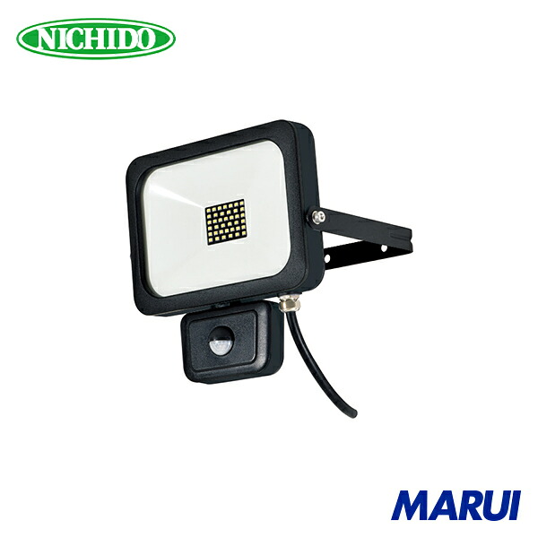 日動工業 NICHIDO LEDセンサーライト フラットセンサーライト 30W 屋外型 2500Lm 1台 SLSF30W 【DIY】【工具のMARUI】