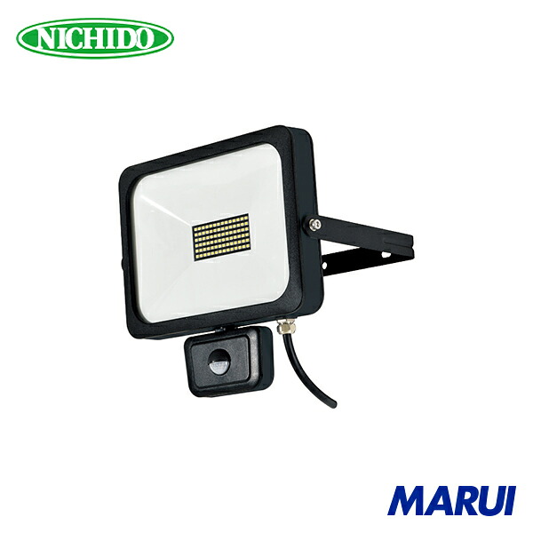 日動工業 NICHIDO LEDセンサーライト フラットセンサーライト 50W 屋外型 4500Lm 1台 SLSF50W 【DIY】【工具のMARUI】