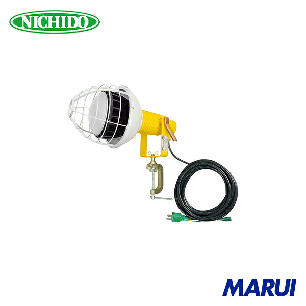 日動工業 NICHIDO エコビックLED投光器100W 作業用 ワイド 昼白色 アース付 電線5m 1台 ATLE10005JW50K 【DIY】【工具のMARUI】