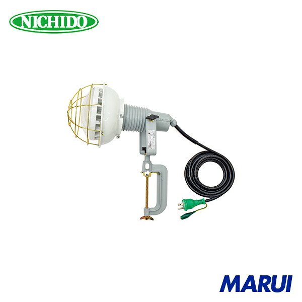日動工業 NICHIDO エコビックLED投光器40W 昼白色 E付 5M 1台 AFLE4005J | 投光器|MARUI