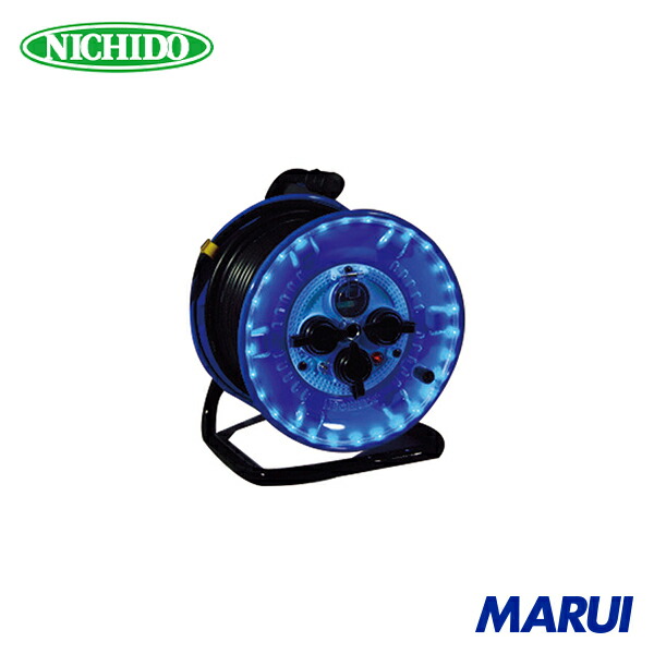 日動加工 NICHIDO 電気工膜鳴楽器 防雨型LED伝達ルート膜鳴楽器 青 短絡防御すること専用 30m 1台 NPWLEB33B | 吊りひも木管