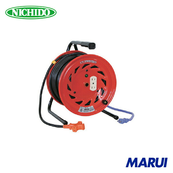 日動工業 NICHIDO 電工ドラム びっくリール アースなし 50m 1台 RND50S 【DIY】【工具のMARUI】