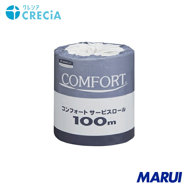 日本製紙クレシア クレシア トイレットペーパー コンフォートサービスロール100m 1Cs 11200 【DIY】【工具のMARUI】