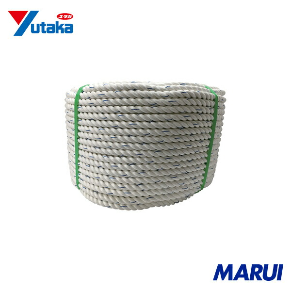 ユタカメイク ビニロンロープ巻物 16φ×200m 1巻 V16200 【DIY】【工具のMARUI】
