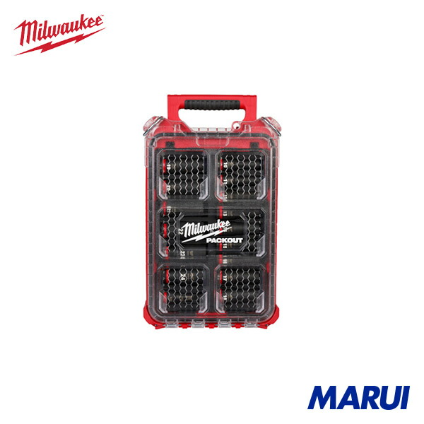 milwaukee ミルウォーキー SHOCKWAVE IMPACT DUTY ディープインパクトソケット 1/2in(12.7粍)角 16PCS PACKOUT仕掛ける 1個 49666803 | 差しひびき鍵