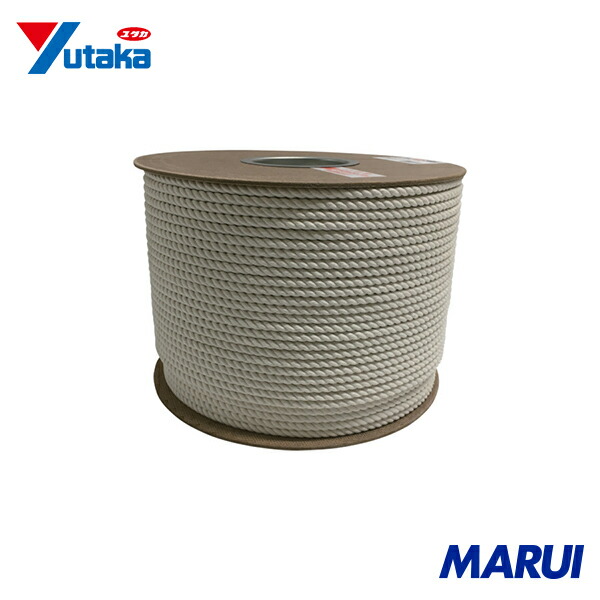ユタカメイク 綿ロープドラム巻 6φ×200m 1巻 PRC10 【DIY】【工具のMARUI】