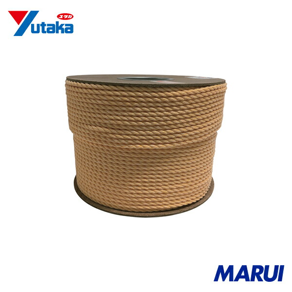 ユタカメイク KPロープドラム巻 6φ×200m 1巻 PRK10 【DIY】【工具のMARUI】