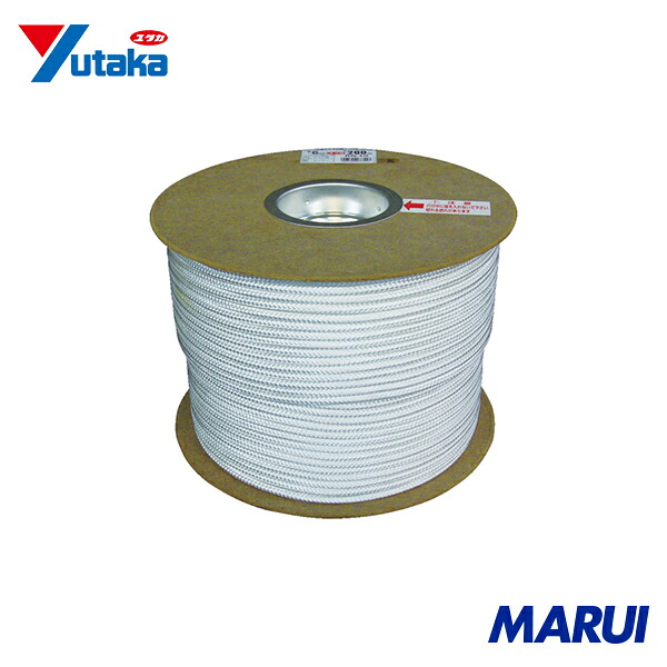 ユタカメイク ナイロンロープ16打ドラム巻 6φ×200m 1巻 PRN10 【DIY】【工具のMARUI】