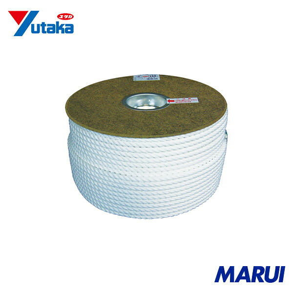 ユタカメイク ビニロンロープドラム巻 9φ×150m 1巻 PRV5 | 縄索