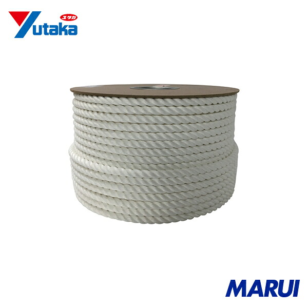 ユタカメイク ビニロンロープドラム巻 12φ×100m 1巻 PRV6 【DIY】【工具のMARUI】