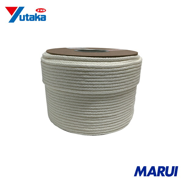 ユタカメイク ビニロン金剛打ロープドラム巻 6φ×200m 1巻 PRX10 【DIY】【工具のMARUI】 14,707円