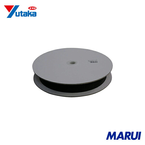 ユタカメイク ベルト ナイロン平ベルトドラム巻 ブラック 1.5t×38mm×25m 1巻 PFAE312 【DIY】【工具のMARUI】