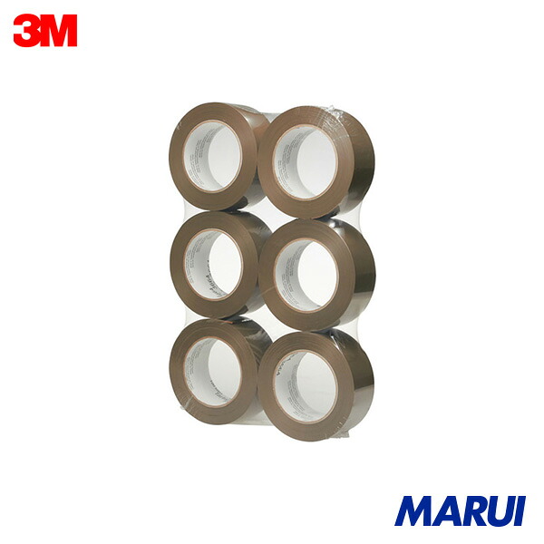 3M OPP包装用粘着テープ 3664 ベージュ 48mmX100m 36巻 3664BEI48X100 【DIY】【工具のMARUI】