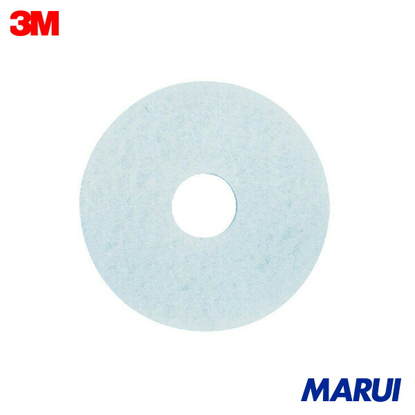 3M ホワイトスーパーポリッシュパッド 白 330×82粍 (5枚入) 1箱 WHI330X82 | ポリッシャー