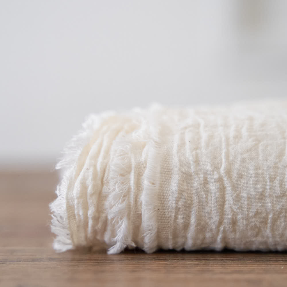 綿コード 手芸 綿紐 スピンドル紐 巾着袋紐 平紐 約9.2mm 生成 30m 4811 　ジャンボシャボン玉