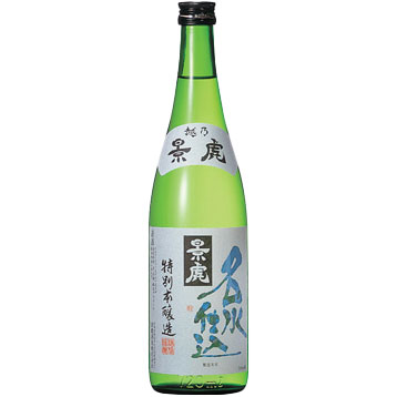 s【送料無料12本セット】(新潟)越乃景虎 特別本醸造 名水仕込み 720ml|丸石酒店