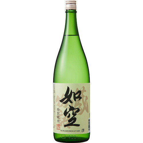 s【送料無料6本セット】(青森)如空(じょくう)特別純米酒 蔵物語 1800ml|丸石酒店