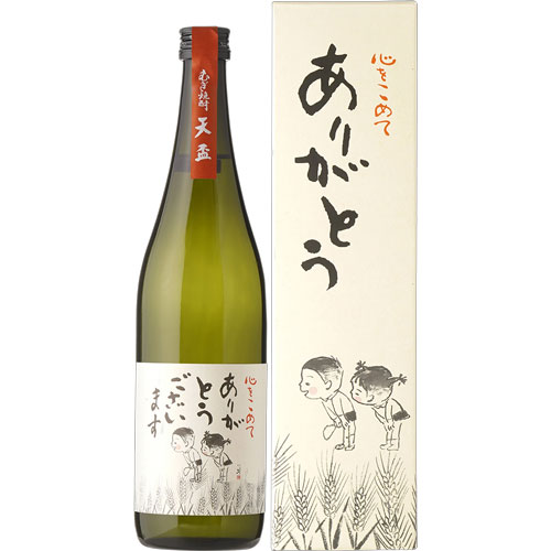 s【送料無料6本入りセット】(福岡)麦焼酎 天盃 「ありがとうございます」 35度 720ml|丸石酒店