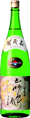ｓ【送料無料６本入りセット】（広島）賀茂泉　純米吟醸　山吹色の酒　1800ml｜丸石酒店