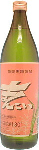 ｓ【送料無料１２本入りセット】（鹿児島）まんこい　30度　900ml　黒糖焼酎｜丸石酒店