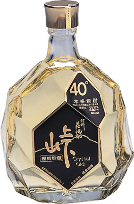 ｓ【送料無料１２本入りセット】そば焼酎　峠（とうげ）クリスタルオールド　40度　720ml｜丸石酒店