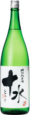 s【送料無料6本入りセット】(山形)大山 十水(とみず) 特別純米酒 1800ml|丸石酒店