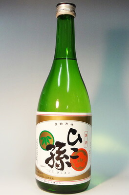 ｓ【送料無料１２本入りセット】（埼玉）ひこ孫　純米酒　720ml　阿波・山田錦 精米歩合55％｜丸石酒店