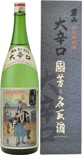 s【送料無料6本セット】(北海道)男山 特別純米酒 國芳乃名取酒 1800ml|丸石酒店