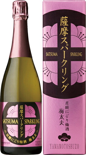 s【送料無料6本セット】(鹿児島)五代 薩摩スパークリング梅酒 750ml アルコール度数 8度台|丸石酒店