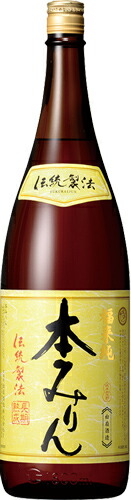 ｓ【送料無料６本入りセット】<BR>（岐阜）白扇　福来純　三年熟成本みりん　1800ml