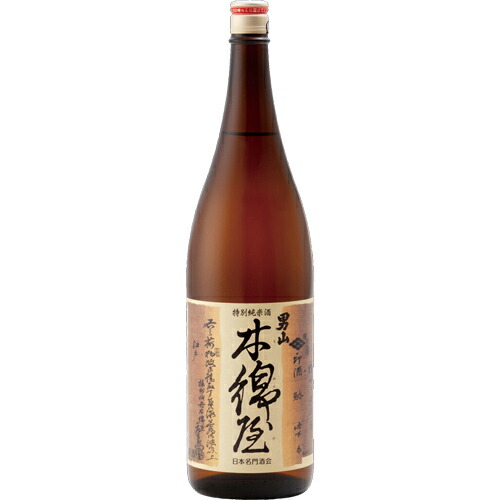 s【送料無料6本セット】(北海道)男山 木綿屋 特別純米酒 1800ml|丸石酒店