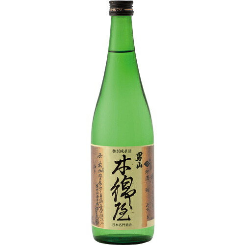 s【送料無料12本セット】(北海道)男山 木綿屋 特別純米酒 720ml|丸石酒店