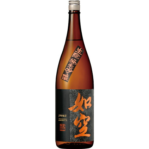 s【送料無料6本セット】(青森)如空 純米吟醸 生もと造り 1800ml|丸石酒店