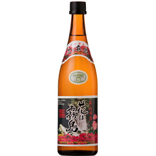 s【送料無料12本セット】(鹿児島)花は霧島 25度 減圧蒸留 720ml 麦焼酎|丸石酒店