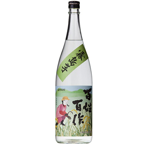 s【送料無料6本セット】(鹿児島)百姓百作 霧島芋 25度 1800ml 芋焼酎|丸石酒店
