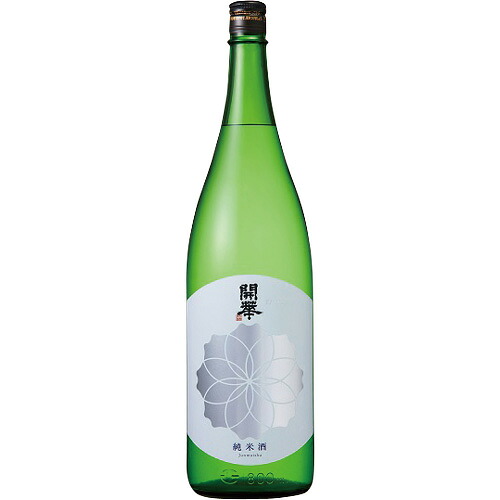 ｓ【送料無料６本入りセット】（栃木）開華　純米酒　1800ml｜丸石酒店