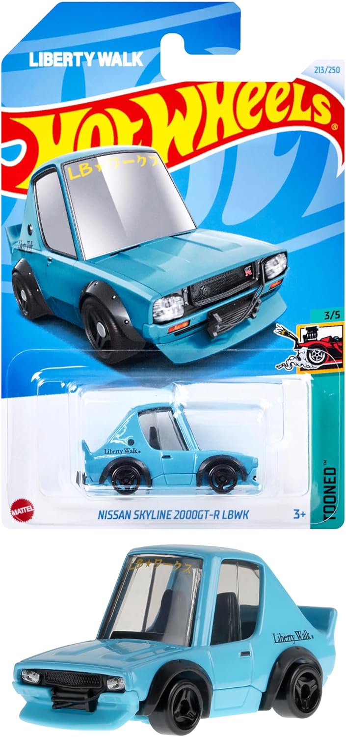 ホットウィール　スカイライン 2000GT−R　日産 ハードボディ D21 Amazon.com: Hot Wheels Nissan Skyline 2000GT-R LBWK : Toys