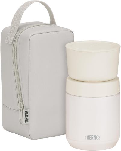 食洗機対応モデル サーモス 真空断熱スープランチセット 300ml グレージュ スープジャー・容器セット JEE-550 GG