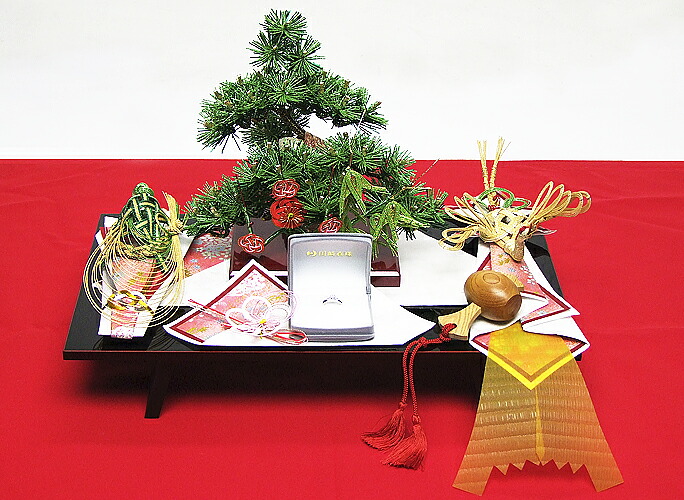 【コンパクト結納】7A2007穂乃香七点飾り【目録付・筆耕無料】|【株】丸十人形工房 人形と結納