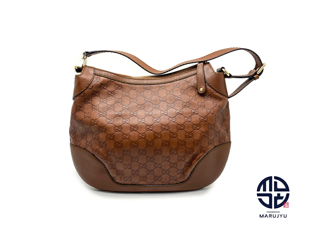 【美品】グッチ ショルダーバッグ サコッシュ シマ レザー ブラウン ジップ 楽天市場】グッチ【GUCCI】グッチシマレザーショルダーバッグ