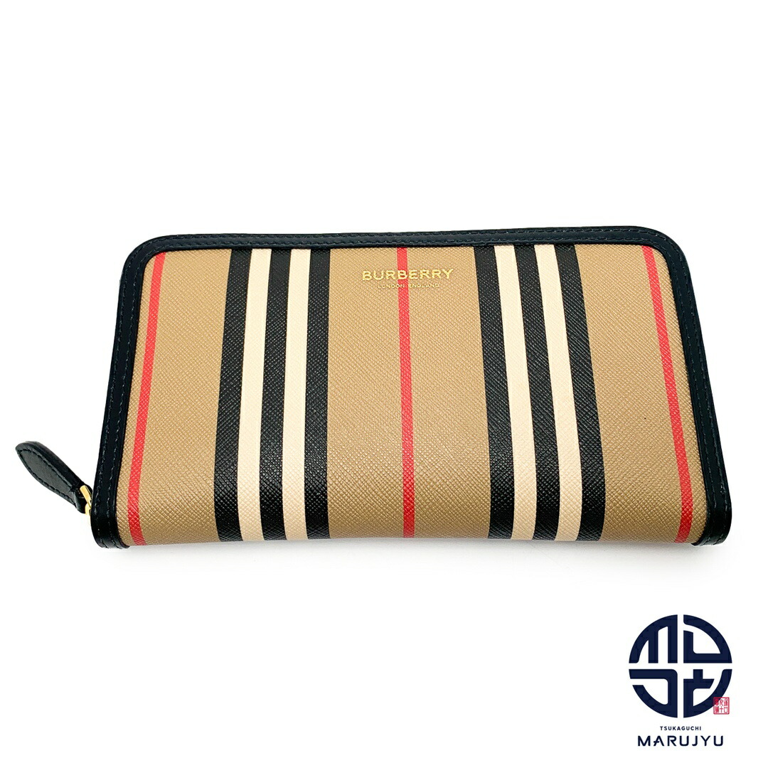 BURBERRY バーバリー ELMORE VINTAGE CHECK エルモア ヴィンテージチェック 8030448 ジッピーウォレット 長財布 ブランド 【中古】|塚口丸十質舗